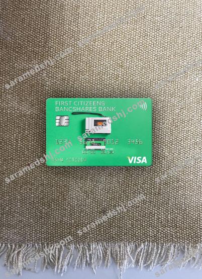 USA First Citizens BancShares Bank visa card photolook front